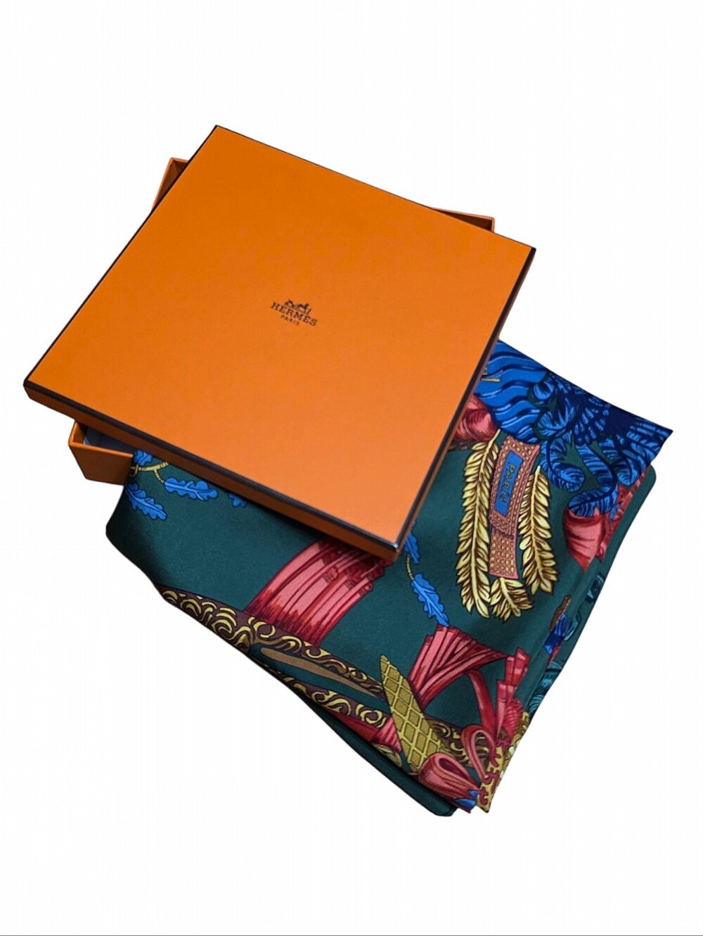 HERMES CARRE' "Chapeau" SCARF